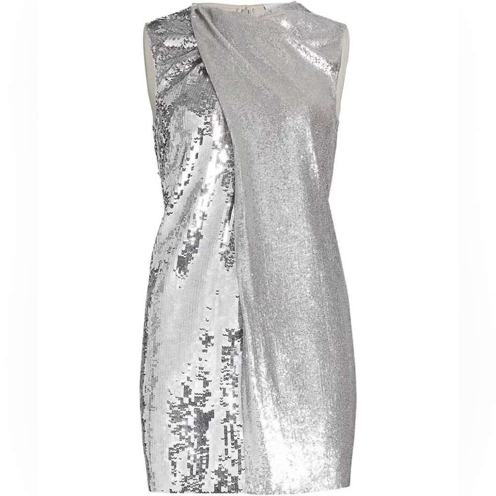 BURBERRY
Anais Mini Dress in silver